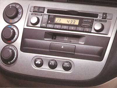 2004 Honda Civic Hybrid Cassette Player 08A53-S5A-100