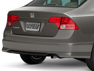 2010 Honda Civic Si Rear Under Body Spoiler