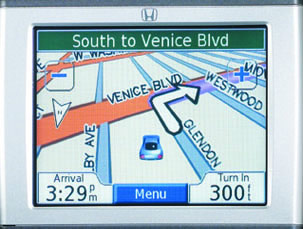 2009 Honda CR-V Portable Navigation System