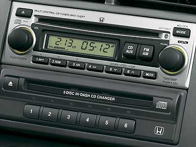2001 Honda Civic 6 Disc In-Dash CD Changer