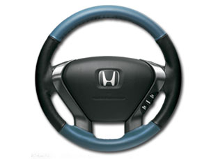 2008 Honda Element Leather Steering Wheel Cover - Blue 08U98-SCV-120