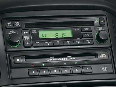 Honda 6 disc in-dash cd changer #6