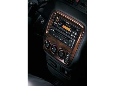 2001 Honda Accord Wood-Grain Trim Audio Panel 08Z03-S84-100H