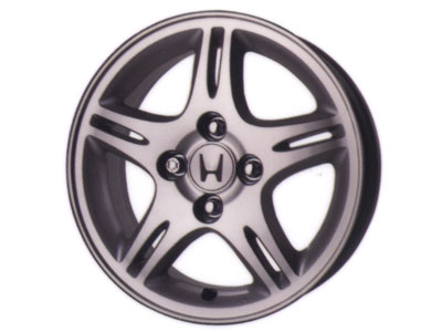 2001 Honda Civic 14 Inch Slotted 5-Spoke Alloy Wheel 08W14-S01-100G